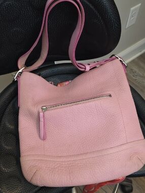 Pink soft milled water spot on front